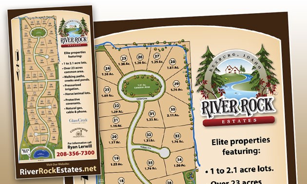 River Rock Estates Development Sign